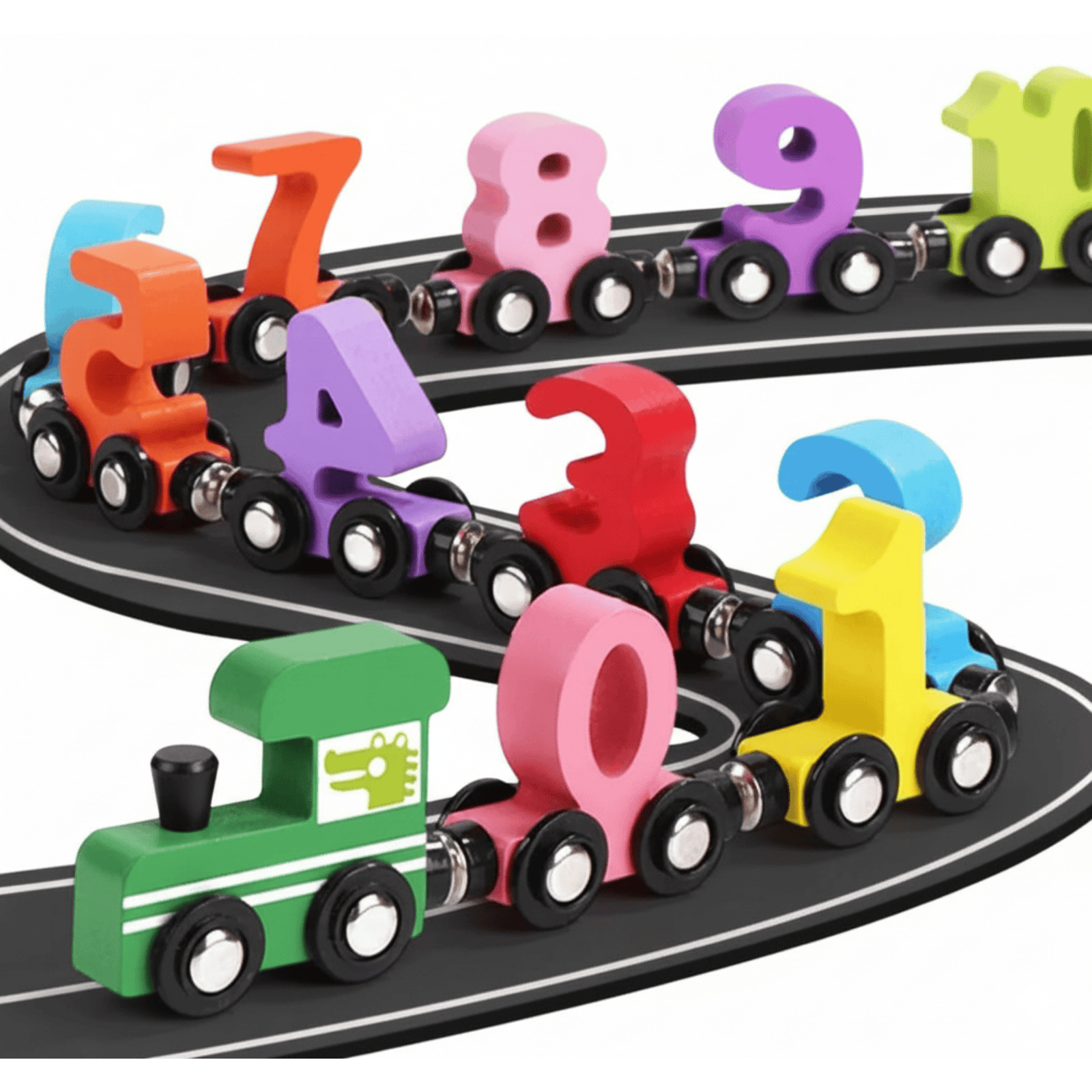 Digital Number Magnetic train